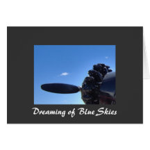 Sueño con los cielos azules Notecard Tarjetas