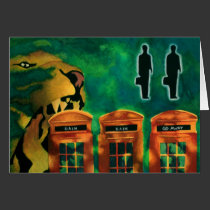 Sueño con los leones tarjetas