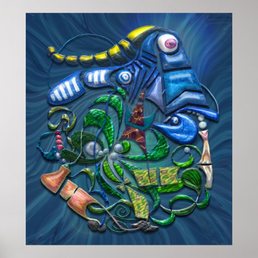 Sueño con los pescados posters