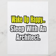 Sueño con un arquitecto tarjeta publicitaria