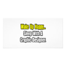 Sueño con un diseñador gráfico tarjeta fotográfica personalizada