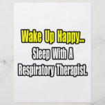 Sueño con un terapeuta respiratorio flyer a todo color