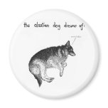 Sueño de alsatian imanes
