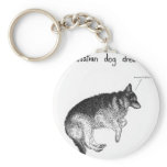 Sueño de alsatian llaveros