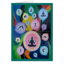 sueño de la yoga tarjeta
