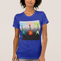 Sueño de los amantes de la guitarra eléctrica camisetas