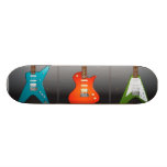 Sueño de los amantes de la guitarra eléctrica patines personalizados