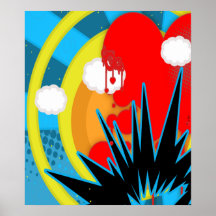 Sueños abstractos del poster del amor