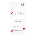 Sueños de la mariposa: Programa rojo del boda Lonas