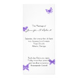 Sueños de la mariposa: Programa violeta del boda Tarjetas Publicitarias
