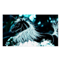sueños de un unicornio plantillas de tarjetas de visita