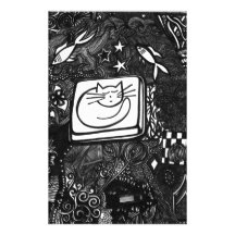 sueños del gato por jessi k  papeleria de diseño