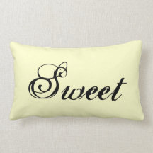 Sueños dulces amarillos y almohadas decorativas ne
