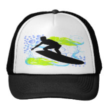 Sueños que practican surf gorros bordados