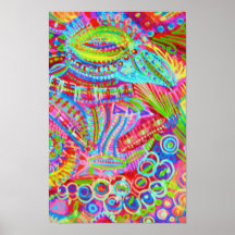 Sueños Trippy Poster