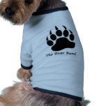 Suéter del mascota de la banda del oso camisas de mascota