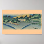 Suimen del misaka de Koshu por Katsushika, Hokusai Posters