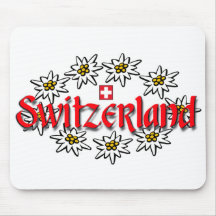 Suiza Edelweiss Mousepad Tapetes De Raton