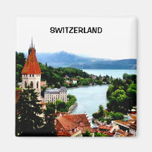 SUIZA IMÁN DE FRIGORÍFICO