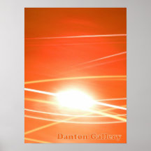 Sun anaranjado posters