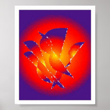 Sun cortado poster