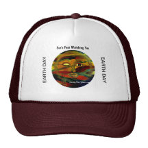 Sun divertido de MClairArt hace frente al gorra de