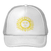 Sun étnico de la buena suerte gorros  