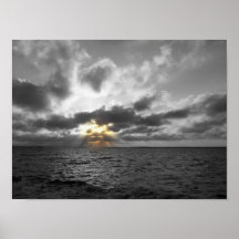 Sun que brilla intensamente poster