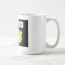 Sun regaña la tierra para el protoplasma creciente tazas de café