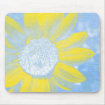 Sun y girasol del cielo alfombrilla de ratón