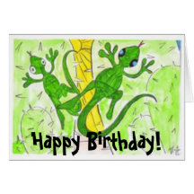 ¡sunningourselves, feliz cumpleaños! tarjetón