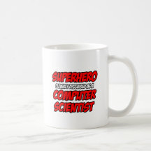 Super héroe. Informático Taza De Café