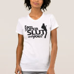 Super Slut 1. Negro T-Shirt Camisetas