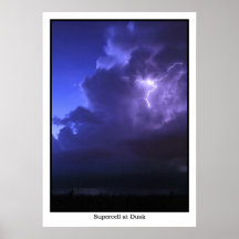 Supercell en la oscuridad impresiones