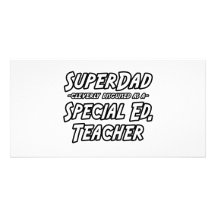 SuperDad… Ed especial. Profesor Plantilla Para Tarjeta De Foto