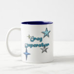 Superestrella de la fricción taza