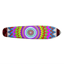 Superficie de la impresión de la mirada de la ONDA Patineta Personalizada