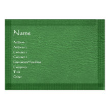 Superficie elegante verde de la frontera n tarjeta de visita