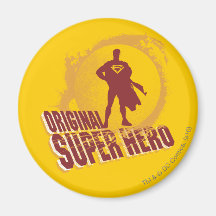 Superhéroe de la original del superhombre imanes para frigoríficos