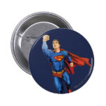 Superhombre que vuela a la izquierda pin