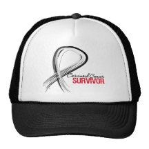 Superviviente carcinoide del cáncer de la cinta de gorros  
