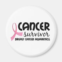Superviviente - conciencia del cáncer de pecho iman de frigorífico