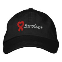 Superviviente de la enfermedad cardíaca gorra de beisbol