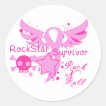 Superviviente de Rockstar Etiqueta Redonda