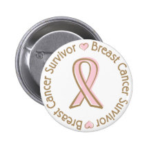 Superviviente del cáncer de pecho pins