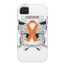 Superviviente del cáncer de piel de la cinta de la Case-Mate iPhone 4 funda