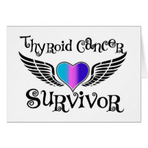 Superviviente del cáncer de tiroides felicitación