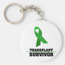 Superviviente del trasplante llavero personalizado