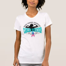 Superviviente duro del cáncer de tiroides camisetas