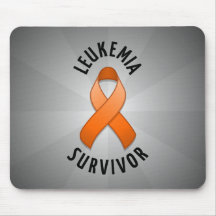 Superviviente Mousepad de la leucemia Alfombrillas De Ratones